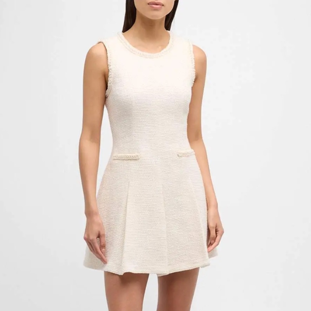 New Cinq a sept nova tweed mini dress
